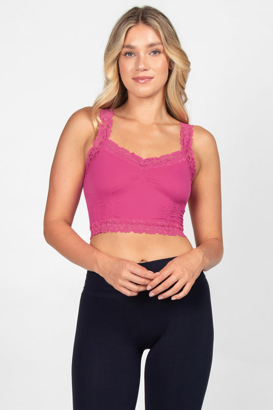 Buy DISOLVE Comfy Cami Bra for Women Crop Top Yoga Bralette