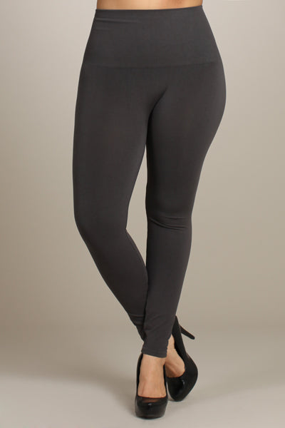 M. Rena Tummy Control Full Length Seamless Rayon Leggings. One Size (Black)  : : Clothing, Shoes & Accessories