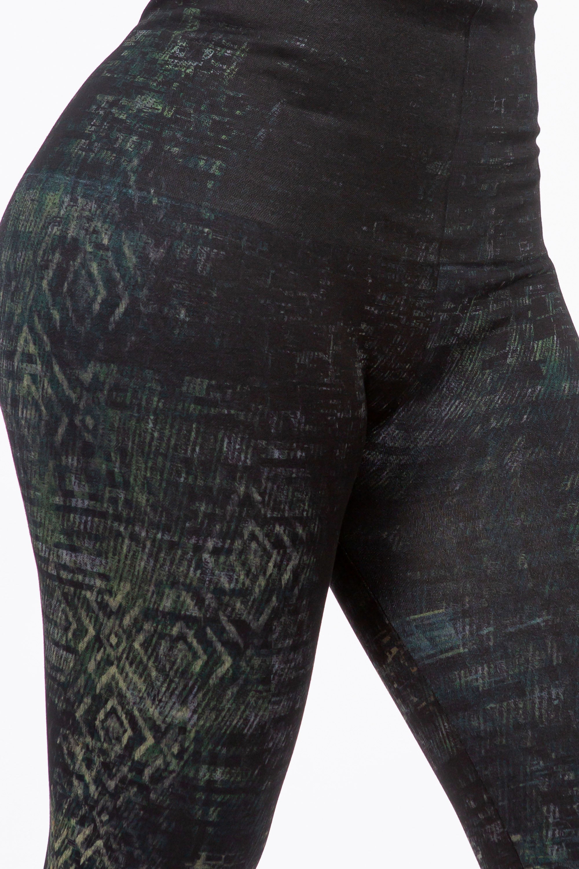 Oasis Hi-Fold No Ride Pocket Ankle Biter Leggings | Print | Lorna Jane AU