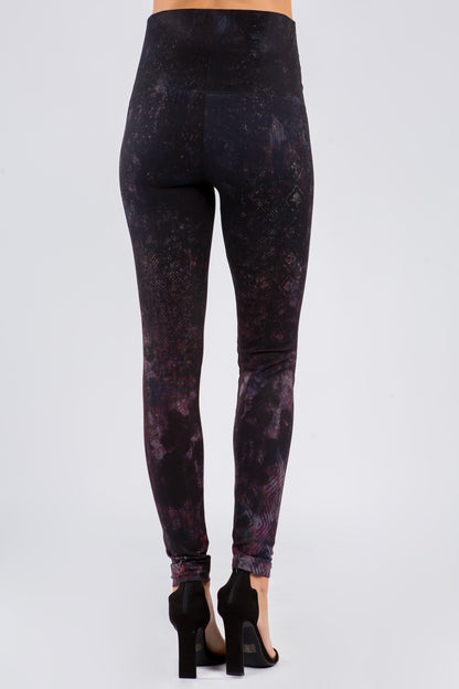 Multicolor Geometric Print Leggings