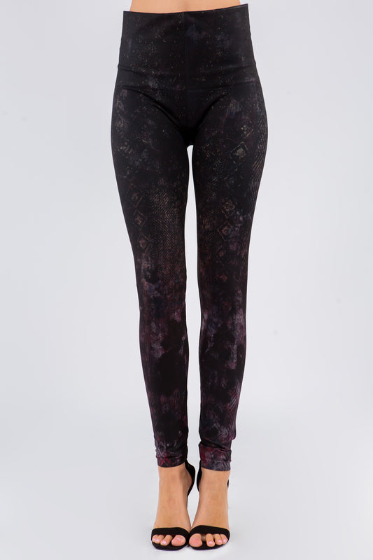 Multicolor Geometric Print Leggings