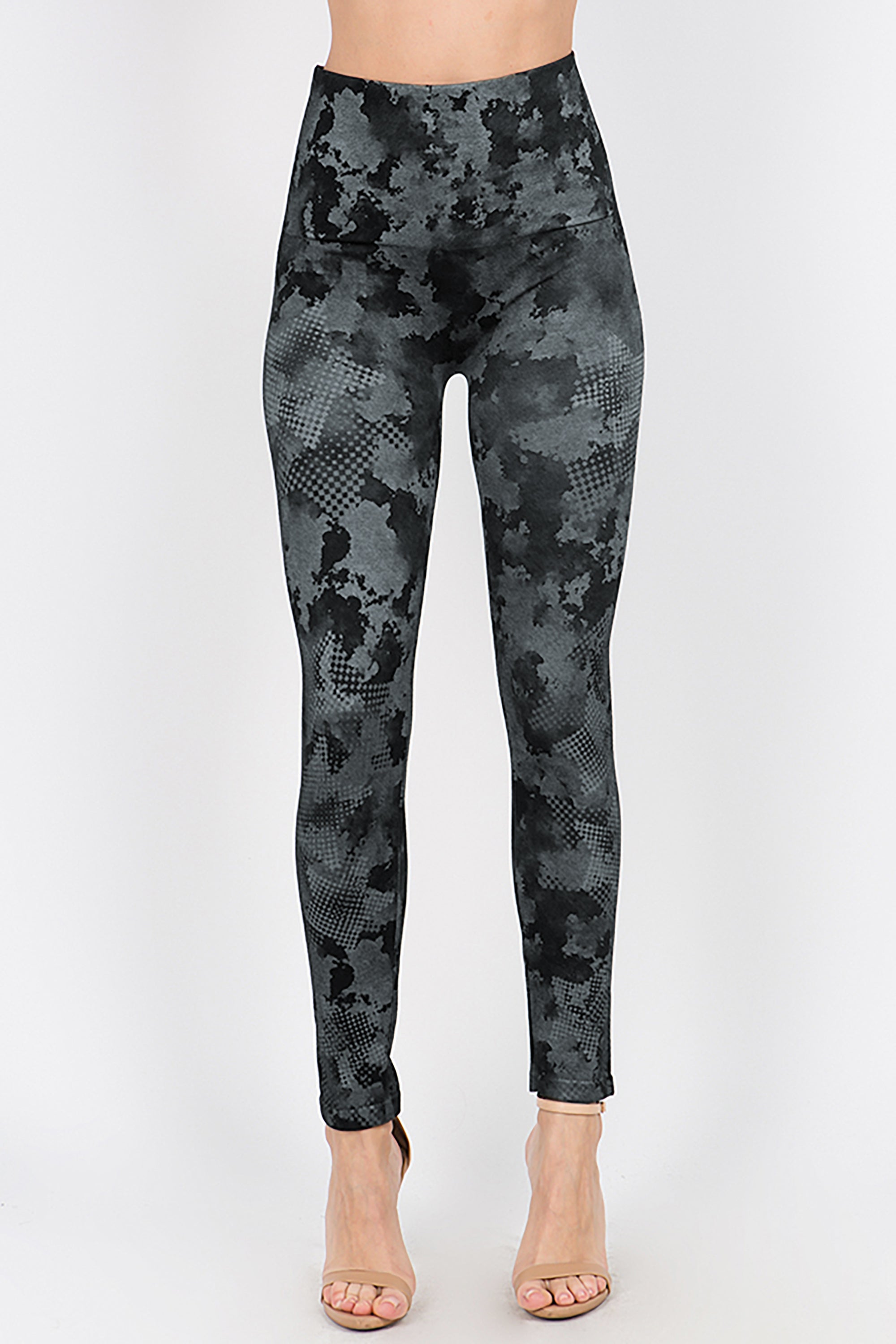 Nina Parker Plus Size Camouflage Leggings Women's 0X Camo Print Elastic  Waist~ | eBay